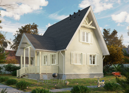 Сайдинг Premium, Брус, банан