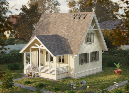 Сайдинг Standard, Корабельный брус, сливки