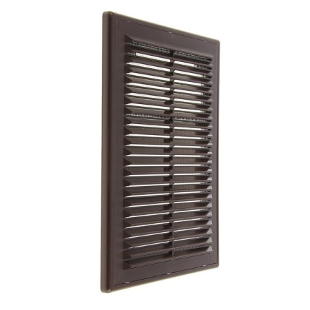 Вентиляционная решётка №18 1.0х100х500мм. (коричневая)