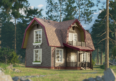 Фасадная панель Алтай, Шоколад