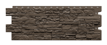 Фасадная панель Алтай, Шоколад