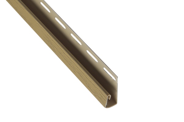 Планка "отделочная для откосов", 3000 мм, цвет Песчаный