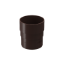 Муфта соединительная для водостока Premium, шоколад